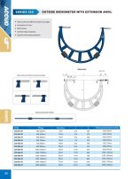 ⁦ميكرومتر خارجى بالوصلات  500-600 مم  دقة 0.01 مم اكيود ACCUD⁩ - الصورة ⁦2⁩