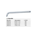 ⁦وصله حرف L مربع 1/4 بوصه 6 بوصه موديل 3A-3200 تايواني KWG⁩ - الصورة ⁦2⁩