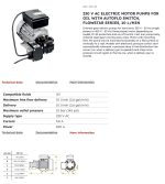 ⁦طلمبة تعمل بالكهرباء 600 وات 10 لتر ساموا أسباني بالدقيقة و سويتش اوفرلود موديل 561110- SAMOA⁩ - الصورة ⁦2⁩