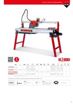 ⁦ماكينه قطع سيراميك كهرباء روبي خام 3 حصان 150 سم أسباني مقاس 10 بوصه موديل RUBI DS 250N-1500⁩ - الصورة ⁦2⁩