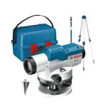 ⁦ميزان قامه بوش مع حامل ثلاثى مع مسطره 5 متر الدقه 1 مم علي 30 نطاق العمل 120 متر الصين  صيني BOSCH GOL 32D + BT160 + GR500⁩ - الصورة ⁦2⁩