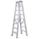 سلم الومنيوم ميتافورم طراز 38 مزدوج درج عريض الطول 2م METAFORM