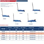 ⁦كوريك تمسـاح  3 طن 130-600 مم طويل 1312 مم اي بي تي  صينى موديل    APT TR30002⁩ - الصورة ⁦2⁩