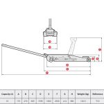 ⁦كوريك تمساح مقاس 10- 15 طن ميجا  1600 مم أسباني موديل  MEGA T10⁩ - الصورة ⁦2⁩