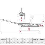 ⁦كوريك تمساح مقاس 12 - 20 طن ميجا 1550 مم أسباني موديل  MEGA T12⁩ - الصورة ⁦2⁩