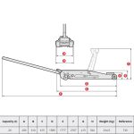⁦كوريك تمساح مقاس 20- 28 طن ميجا 1777مم أسباني موديل  MEGA T20⁩ - الصورة ⁦2⁩