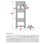 ⁦مكبس هيدروليك 2 بستم 30 طن موديل MEGA PRC30⁩ - الصورة ⁦2⁩