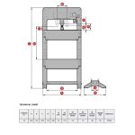 ⁦مكبس ميجا هيدروليك سليندر منزلق 2 بستم عريض 50 طن موديل  MEGA PRD50⁩ - الصورة ⁦6⁩