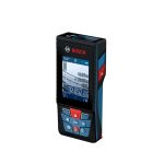متر ليزر بوش 120 متر لقياس مسافات   مزود بتقنية البلوتوث مع كاميرا موديل BOSCH - GLM 120 C