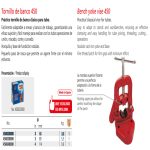 ⁦منجلة مواسير فتيل 4 بوصه سوبر ايجو اسباني موديل  SUPER-EGO 450040000⁩ - الصورة ⁦4⁩