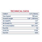 ⁦شنيور يمين شمال بالهواء 13 مم اي بي تي APT⁩ - الصورة ⁦5⁩
