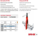 ⁦طقم زرجينة وسكينة فلير  3/16 - 5/8 بوصه سوبر ايجو أسباني موديل  SUPER-EGO 491030000⁩ - الصورة ⁦2⁩