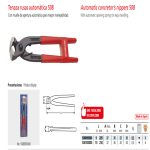 ⁦كماشة حداد مسلح عازل سوستة 9 بوصه سوبر ايجو موديل  SUPER-EGO 508090000⁩ - الصورة ⁦2⁩