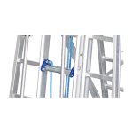 ⁦سلم ميتافورم طراز 72 ثلاث وصلات للاعمال الكهرباء والنظافة وخدمات الصيانة 21 درجة (طول 6م - طولين 9.80م - ثلاث اطوال 11م ) METAFORM⁩ - الصورة ⁦4⁩