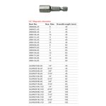 ⁦لقمة رباط مغناطيسى مربع 1/4بوصة 6مم موديل 6MN06L65 تايوانى KWG⁩ - الصورة ⁦2⁩