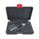 طقم يد وسنون مفك 1/4بوصه 27 قطعة موديل M8027P1 تايواني KWG