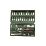 طقم لقم رباط وسن مفك 46 قطعة 1/4 بوصه تايواني موديل 32046 KWG