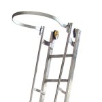 ⁦سلم الومنيوم ميتافورم طراز S33 ثلاث وصلات ( 14 درجة الطول 4.20م - 28 درجة الطول 7.40م - 42 درجة الطول 10.70م ) METAFORM⁩ - الصورة ⁦3⁩