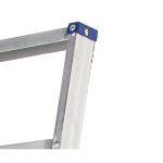 ⁦سلم الومنيوم ميتافورم طراز 39 مفرد بدرج عريض 9 درجة الطول 2.25م METAFORM⁩ - الصورة ⁦3⁩