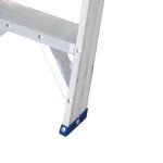 ⁦سلم الومنيوم ميتافورم طراز 39 مفرد بدرج عريض 9 درجة الطول 2.25م METAFORM⁩ - الصورة ⁦4⁩