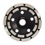 طبق شطف رخام و جرانيت 5 بوصه 2 صف ألمـاظ اي بي تي موديل DW6120120 خدمة شاقة APT