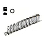 طقم لقم سيلتا 4  1 بوصه مشرشر 11 قطعه من 4 مم: 13 مم SELTA