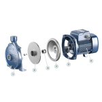 ⁦طلمبه رفع بيدريللو 3فاز 3حصان 1.25بوصه/1بوصه موديل - PEDROLLO  CP /200⁩ - الصورة ⁦3⁩