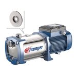 طلمبة بيدريللو تحضير ذاتي 1فاز 3 حصان مراحل استانلس ايطالى موديل - PEDROLLO  PlURJETM 6/200