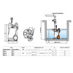 ⁦طلمبه غاطسه بيدريللو 1.5حصان 1.5بوصه - 19.5م ستانلس إيطالي موديل - PEDROLLO  RXm5⁩ - الصورة ⁦4⁩