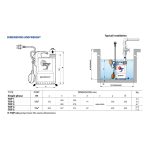 ⁦طلمبه غاطسه بيدريللو مياة نظيفة 1 حصان 1.5بوصه - 12.5م إيطالي موديل - PEDROLLO  TOP4⁩ - الصورة ⁦2⁩