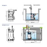 ⁦طلمبه غاطسه بيدريللو مياة نظيفة 0.7 حصان 1.25بوصه 38م إيطالي موديل - PEDROLLO  Top Multi 2⁩ - الصورة ⁦2⁩