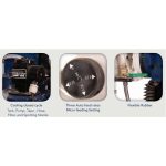 ⁦مثقاب فريزة اي بي تي 45مم جيربوكس 1500وات تبريد مياة 380فولت موديل APT  ZX7045B⁩ - الصورة ⁦2⁩