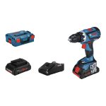 شنيور فك وربط بوش 18 فولت ظرف أوتوماتيك سرعتين يمين وشمال بطارية ليثيوم ايون 2 امبير BOSCH - GSR 18V-60 C