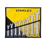 طقم مفتاح بلدى مشرشر ستانلي 8قطع من 8:19مم STANLEY