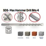 ⁦بنط هيلتى SDS-Max خدمة شاقة 4سن صينى   16 - 400 مم اي بي تي موديل  APT LCA10160400⁩ - الصورة ⁦2⁩