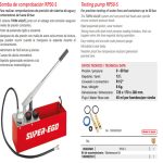 ⁦ماكينة اختبار مواسير اسباني  60 بار تانك 12 لتر سوبر ايجو موديل   SUPER-EGO R6020000⁩ - الصورة ⁦2⁩