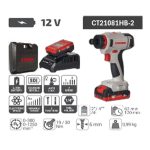 ⁦شنيور مفك بطاريه كراون 12 فولت 2 امبير 30 نيوتن شنطة بلاستيك موديل CROWN CT21081HB-2⁩ - الصورة ⁦6⁩