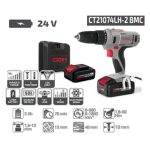 ⁦شنيور فك وربط بطاريه كراون 24 فولت 2 امبير 13 مم 50 نيوتن شنطة بلاستيك موديل CROWN - CT21074LH⁩ - الصورة ⁦5⁩