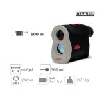 ⁦جهاز تحديد مسافات كراون 600 متر اقصى تكبير 6X موديل  CROWN - CT44038⁩ - الصورة ⁦3⁩