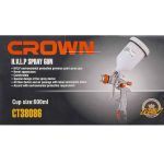 ⁦مسدس دوكو كراون مقلوب خدمة شاقة بلاستيك 600 سم 1.3 مم موديل CROWN - CT38086⁩ - الصورة ⁦3⁩