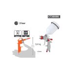 ⁦مسدس دوكو كراون مقلوب خدمة شاقة بلاستيك 600 سم 1.3 مم موديل CROWN - CT38086⁩ - الصورة ⁦2⁩