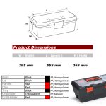 ⁦شنطه عدة  غطاء درج 22 بوصه  تركى  PORT-BAG  EKONO PE.04⁩ - الصورة ⁦3⁩