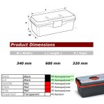 ⁦شنطه عدة  غطاء درج 24 بوصه تركى  PORT-BAG MAESTRO PO.09⁩ - الصورة ⁦5⁩