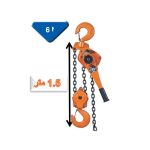 ⁦راتشة جنزير 1.5 متر ياباني مقاس 6 طن فيتال VITAL-VR⁩ - الصورة ⁦2⁩