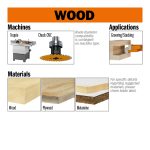 ⁦صينية فيديا خشب 7.25 بوصه 18 سن موديل 240.060.07M ايطالى CMT Grooving saw blade 180x6x30 Z=18 FLAT⁩ - الصورة ⁦2⁩