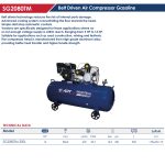 ⁦كمبروسر 500 لتر 14 حصان بنزين APT SG2080TM-500L 14HP⁩ - الصورة ⁦2⁩