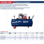 ⁦كمبروسر نحاس اي بي تي سعة 300 لتر 3 حصان سير 220 فولت APT - SGH2065-300L 3HP⁩ - الصورة ⁦2⁩