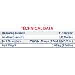 ⁦دباسة صناعية مسمار اي بي تي مقاس 10- 32مم APT  M.F-32  10⁩ - الصورة ⁦2⁩
