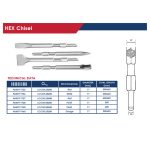 اجنة مبططة 25X280X17 مم مسدسة HEX اي بي تي APT