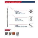 ⁦بنط هيلتى SDS-Max خدمة شاقة  2 سن  فديــا   30 × 570 مم اي بي تي موديل APT LCA27300570⁩ - الصورة ⁦2⁩